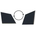 3d acoustic panel anthracite 3