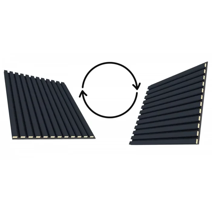 3d acoustic panel anthracite 3