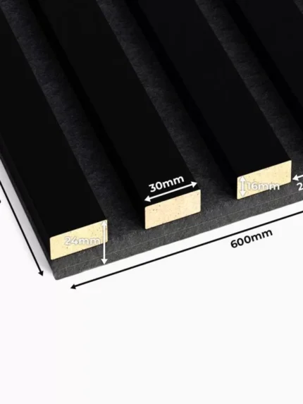 3d acoustic panel black matte 1 800x800 1