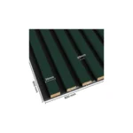 3d acoustic panel bottle green 1