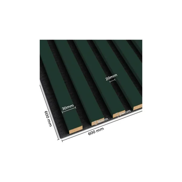 3d acoustic panel bottle green 1