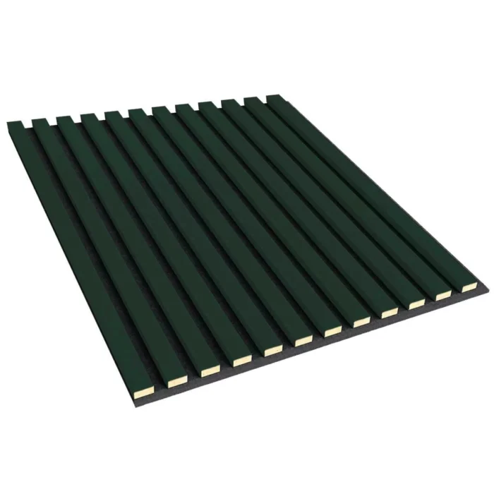 3d acoustic panel bottle green