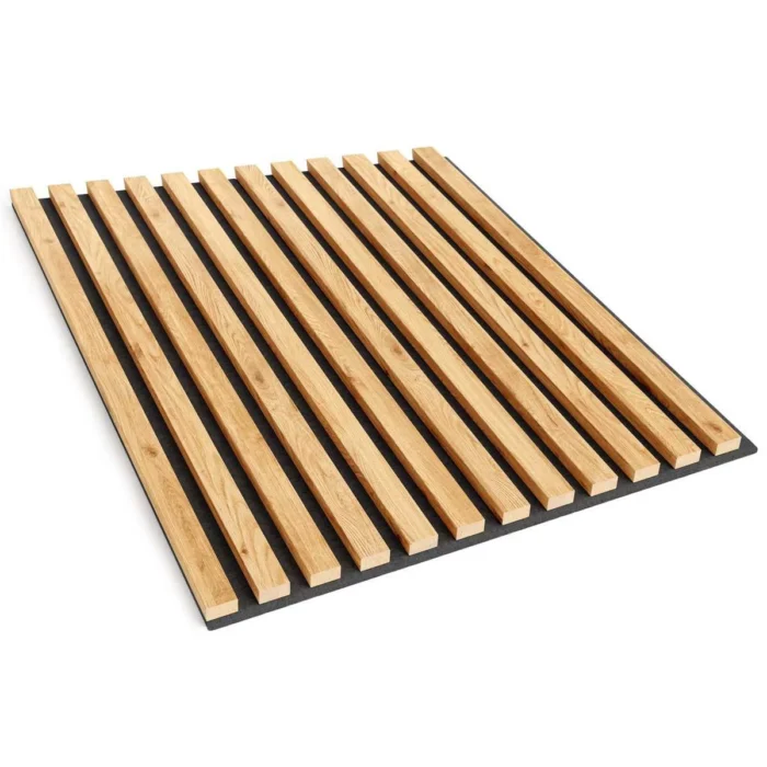 3d acoustic panel natural oak