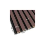 3d acoustic panel powder pink 1