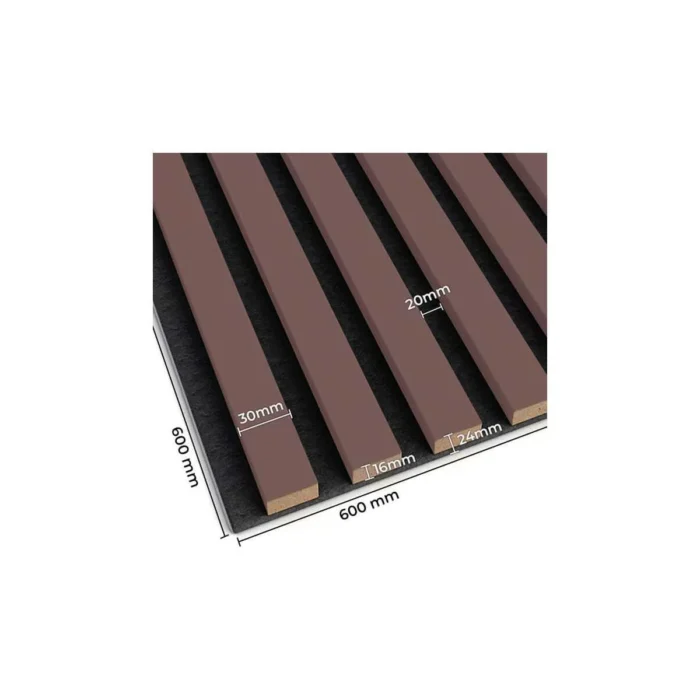 3d acoustic panel powder pink 1