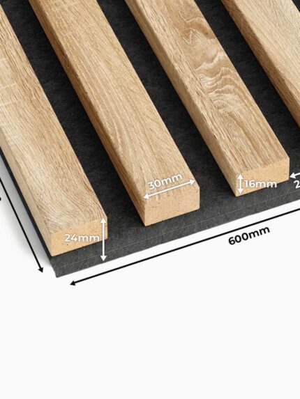 3d acoustic panel sonoma oak 1