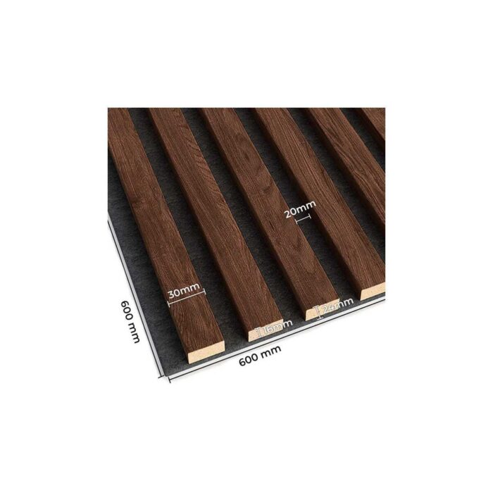 3d acoustic panel walnut 1