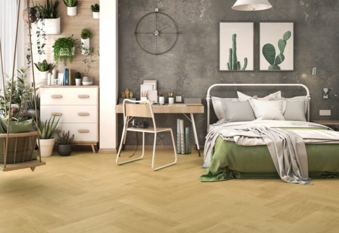 65200 NUVA Herringbone Cotton Oak Brown DK8190F43 635x126mm 800x550 1