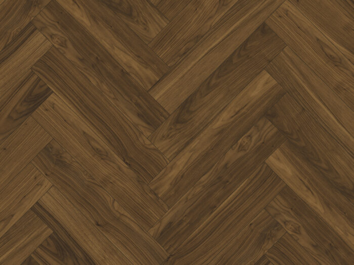 65204 NUVA Herringbone dryback Walnut Red Brown DK8479F03 635x126mm