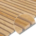veneered 3d panel 60x60 oak gray felt 1