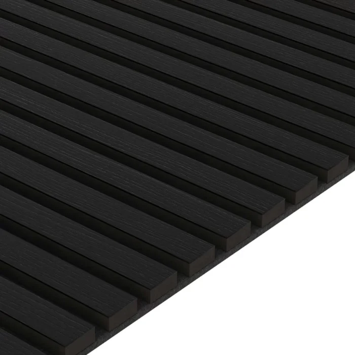 veneered acoustic panel black oak 2