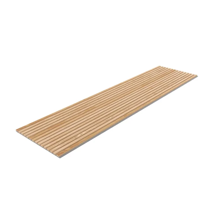 veneered acoustic panel oak gray felt