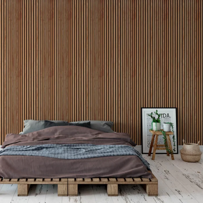 veneered acoustic panel sapelli 3
